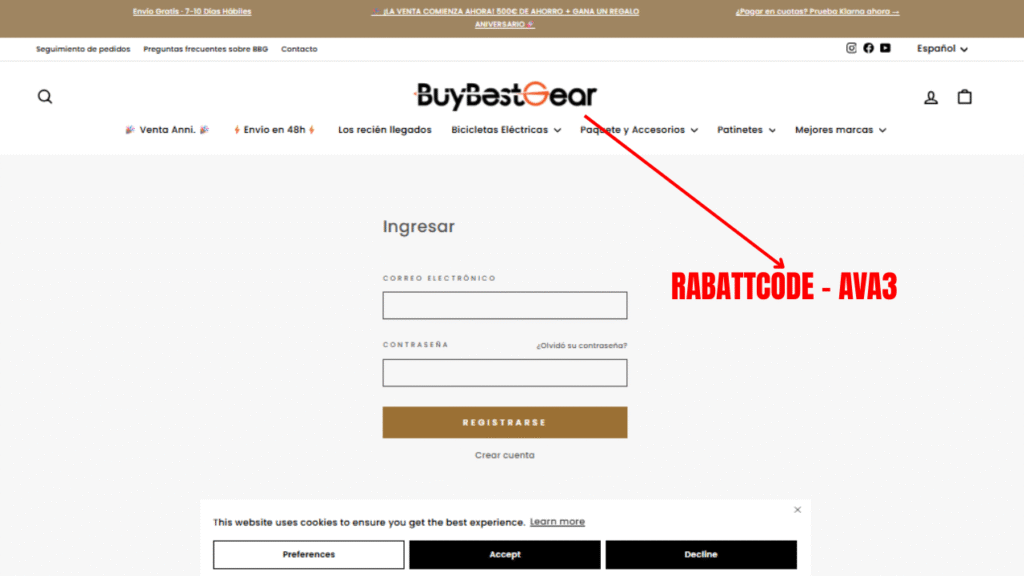 Buybestgear-Rabattcode AVA3: Flat 5% Off Electronics Purchase