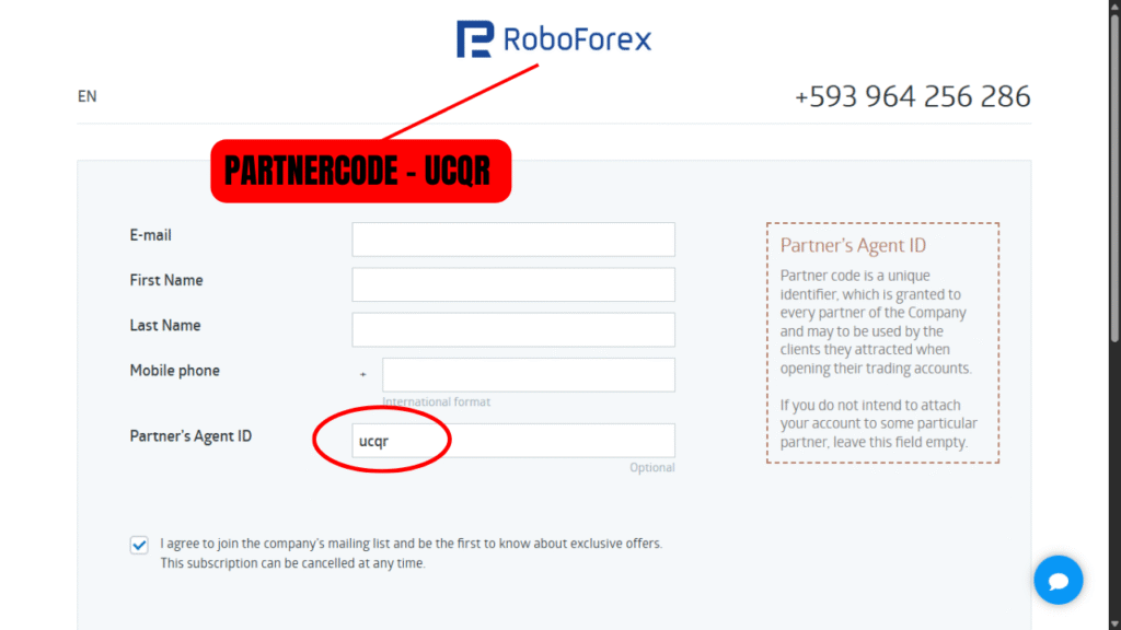 RoboForex Partnercode – 350€ Bonus + 15% Rabatt sichern