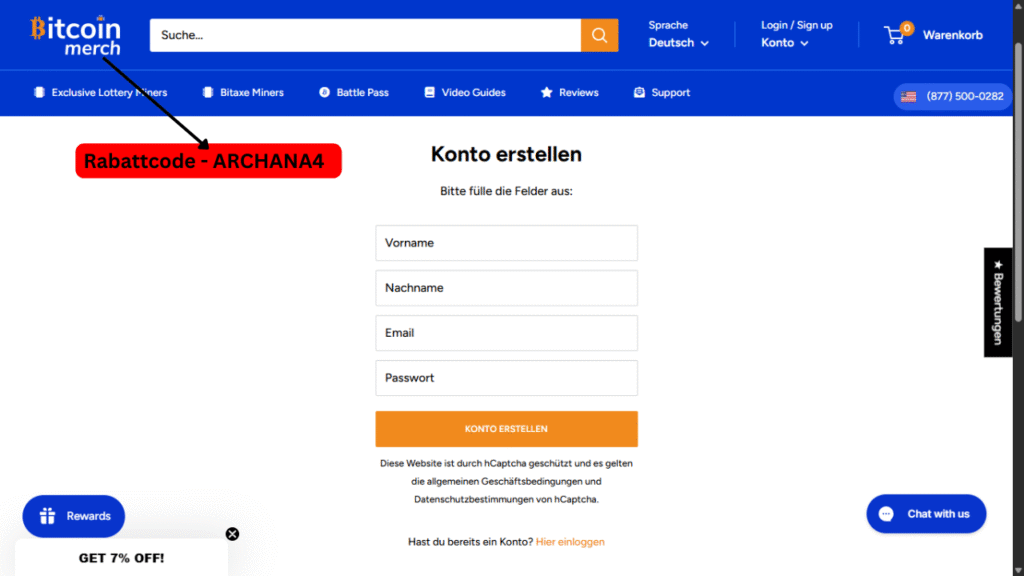 Bitcoinmerch Rabattcode ARCHANA4 – Exklusiv 10% sparen heute