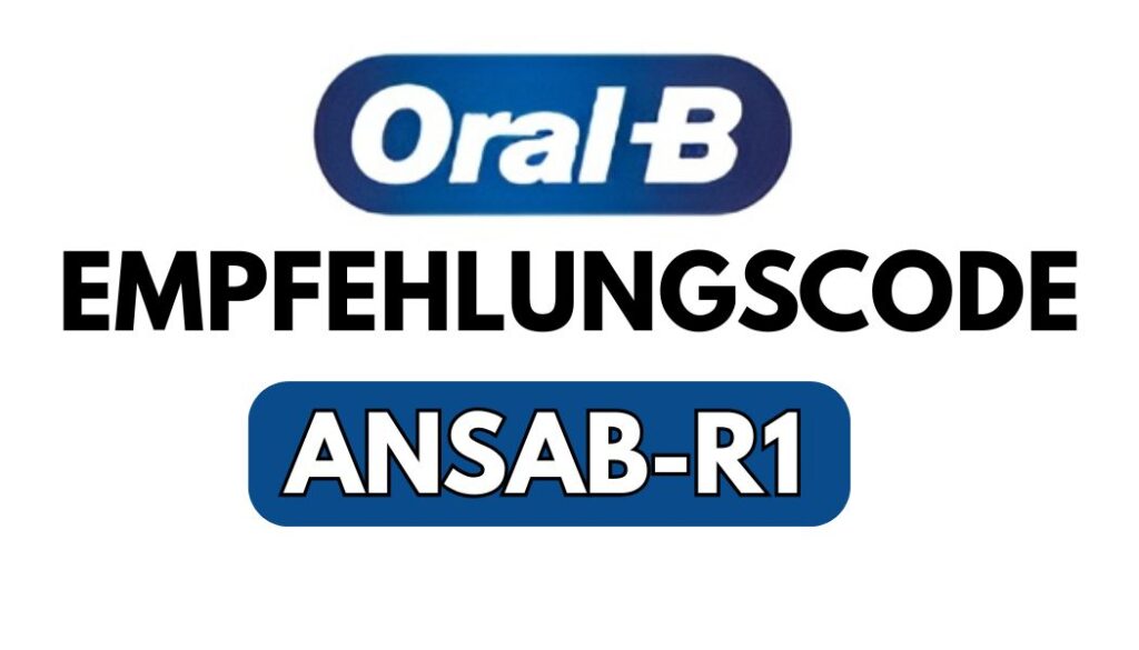 Oral-B Empfehlungscode