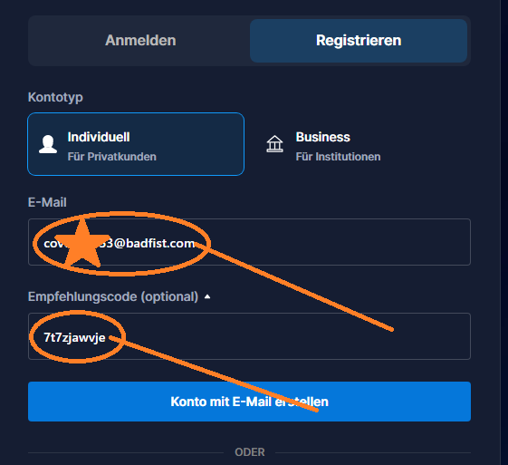 Crypto.com Exchange Einladungscode