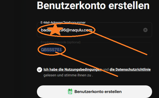 KuCoin Empfehlungscode